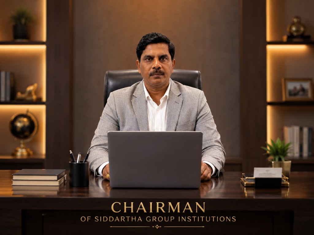 M. Srinivasa Rao M.A., B.Ed., Chairman of Siddhartha Group of Institutions Bhadrachalam