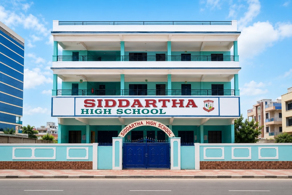 Siddhartha High School Building Bhadrachalam