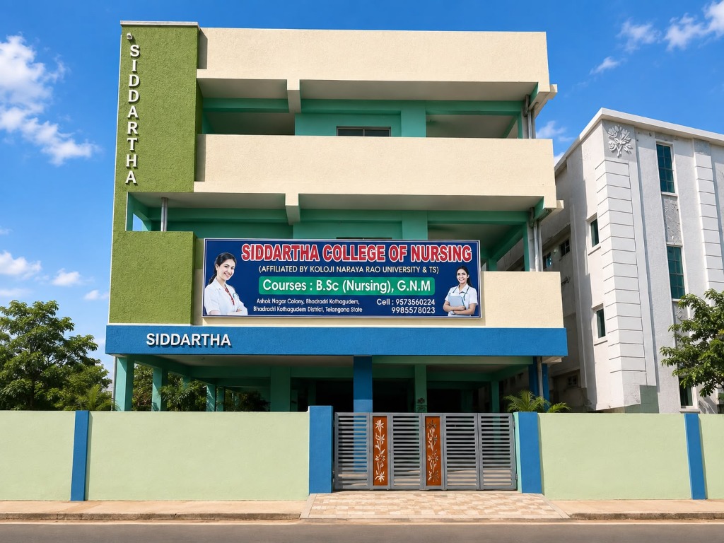 Siddhartha College of Nursing Building Bhadrachalam