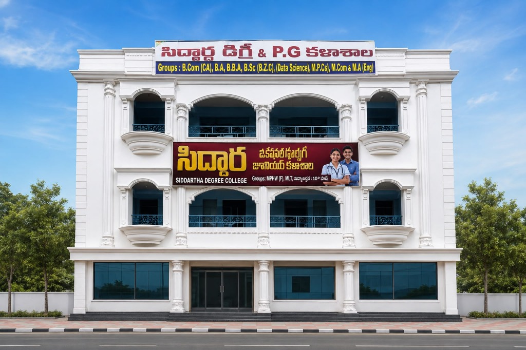 Siddhartha Vocational College Building Bhadrachalam